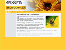 Tablet Screenshot of apidomia.cz